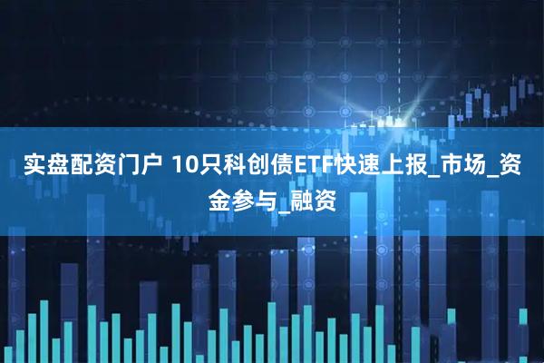 实盘配资门户 10只科创债ETF快速上报_市场_资金参与_融资